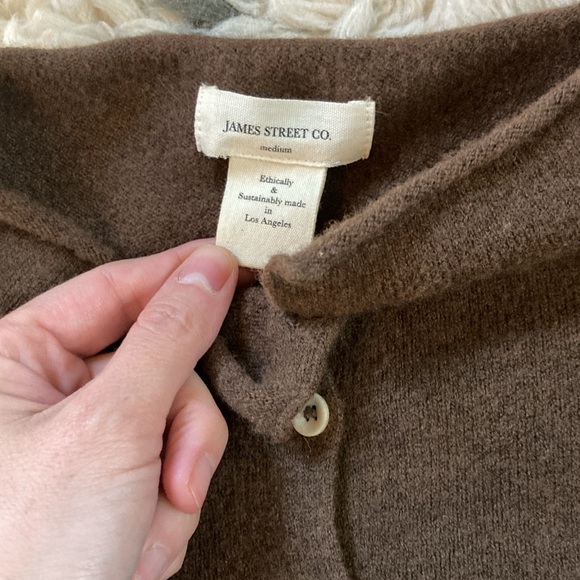 James Street Co Peri Shrunken Cardigan - Picture 4 of 17
